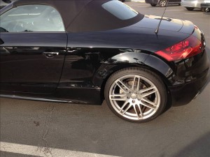 Audi TT prestige convertible damages