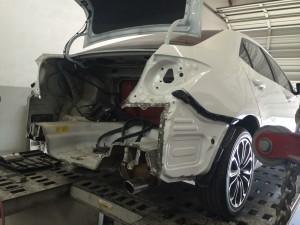 Corolla frame damage